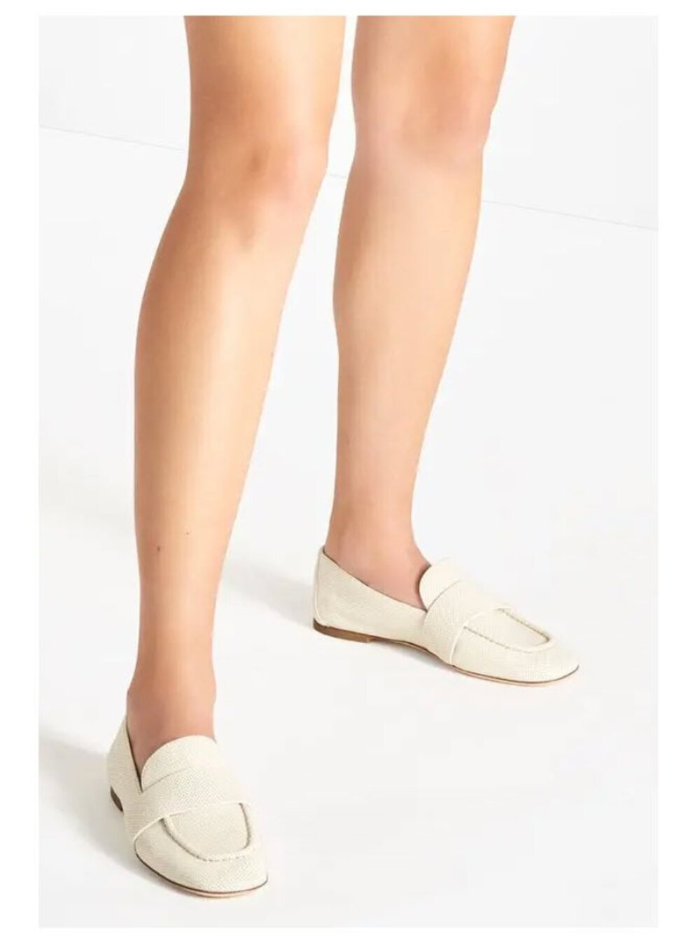AGL Mara Spring Leather Moccasin In Neutral Sz EU39/US9